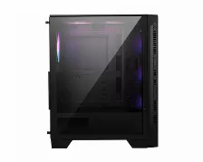 Gabinete Msi Mag Forge 120a Airflow, Atx, Ventana Cristal, 3x Vent Front, Midi Tower, Negro